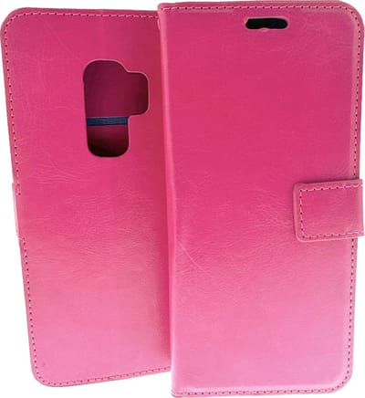 Bookcase Geschikt voor: Samsung Galaxy A6 2018 - Roze - portemonnee hoesje