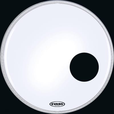 Evans EQ3 Smooth wit 18", BD18RSW, bas Drum Reso - Bass drumvel