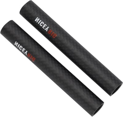 15mm Carbon Fiber Rods van 10cm voor Rod Clamp, Matte Box en Follow Focus - Ideaal voor DSLR Shoulder Rig en Rail Support System (2PCS)