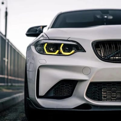 XEOD CSL LED DRL angel eyes modules Geel geschikt voor BMW 2 Serie F22 - F23 - F87 LCI - LED koplampen - 4 stuks - Complete set
