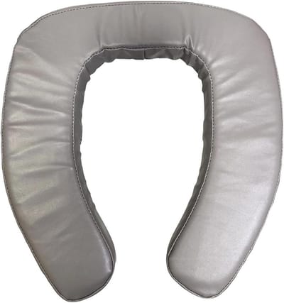 Toiletverhoger - Verhoogde zitting - Badkamer veiligheid - Ergonomisch ontwerp - 5 cm verhoging - Grijs