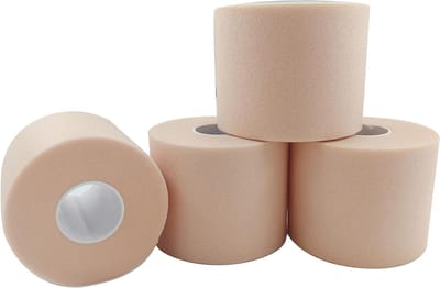 Zachte en huidvriendelijke sportonderbandage - 4 rollen van 7cm x 27m voor enkels, polsen en knieën - Bescherming, comfort en eenvoudig te verwijderen