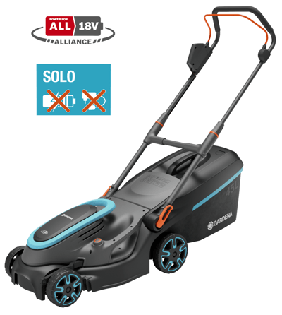 GARDENA PowerMax 37/36V P4A solo Grasmaaier Accu Zonder accu, Zonder lader, In hoogte verstelbare greep 18 V Snijbreedt