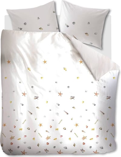 Marjolein Bastin dekbedovertrek Coastal naturel - 1-persoons (140x200/220 cm incl. 1 sloop)