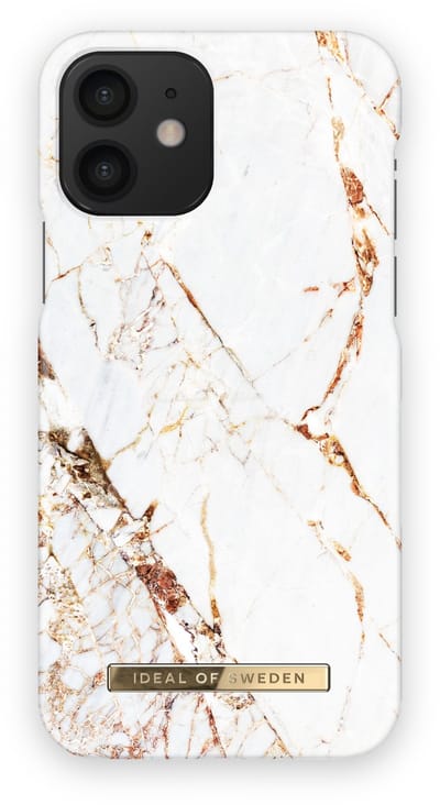 ideal of sweden met magnetische ring case geschikt voor Apple iphone 12/12 pro carrara gold