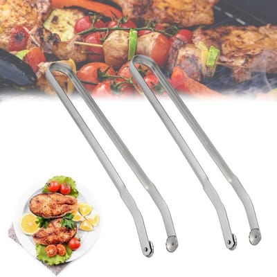 Langhandige BBQ-tangen voor het draaien van worstjes, ideaal voor grillen, barbecuen en roosteren van vlees