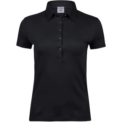 Tee Jays - Women´s Pima Cotton Polo - Black - S