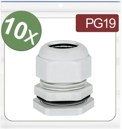 Quadrios 24CA396 Wartel Polyamide Grijs 10 stuk(s)