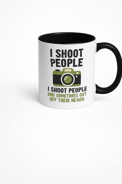 I Shoot People Koffiemok - Grappige Fotograaf Mok voor Koffieliefhebbers