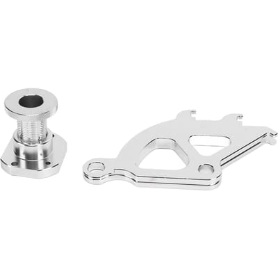 Drievoudige Haak Koppeling Kwadrant Firewall Versteller Kit Aluminium Zilver Vervanging voor Mustang 1996?2004 white