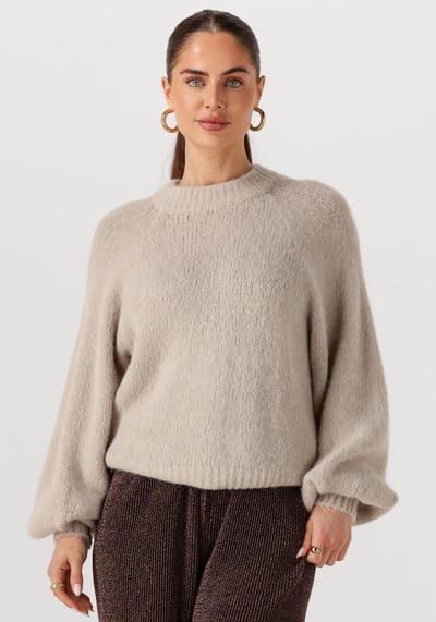Notre-V Nv-gussie Truien & vesten Dames - Sweater - Hoodie - Vest- Beige - Maat XL