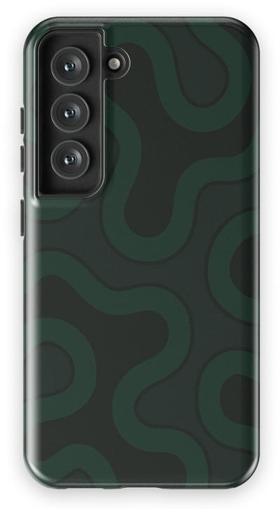DripCase Motion Flow Tough Hoesje Samsung Galaxy S23 | Backcover met Mag | Trendy Design | Valbescherming | Dark Drift