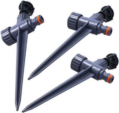 Gazonsproeiers Set - Tuinsproeier Besproeiing - Gras en Planten - 360 Graden Dekking - Set van 3