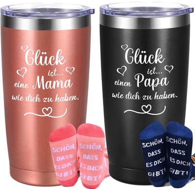 Dailygoods- Thermobeker 600ml - Cadeau voor Moederdag/Vaderdag - Wijnbeker - Duurzaam - Lichtgewicht - Voor onderweg