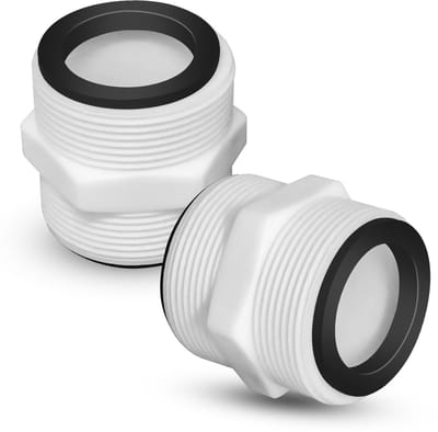 Cosensi- Pool Connector - 1.5 Inch Slangverbinder - 2L Ringen - Vervangingsonderdelen - Boven Grond Zwembad - Inclusief Slangverbinding - Zwembadconnector