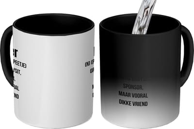 Magic Mok - 275 ML - Koffiebeker geschenk - Mokken - Koffiemok - Koffietassen - Koffietas - Quote - Spreuken - Betekenis - Theemok - Theemokken groot - Thee tas - Wil jij mijn peter zijn - Meter en Peter vragen - Peetoom cadeau - Metekind - Petekind