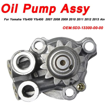 12 TANDEN Oliepomp Geschikt voor Yamaha YFZ450 2007-2013 ATV 5D3-13300-00-00