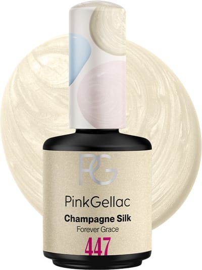 Pink Gellac Gellak - 447 Champagne Silk 15ml - Gele Gel Nagellak - Gellac - Gel Nagels Producten - Bruiloft Editie