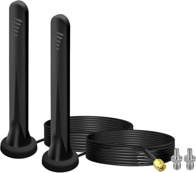 LTE Antenne Set - Signaalversterker - Netwerkverbetering - Omnidirectioneel - 5 dBi 3m Kabel - Zwart
