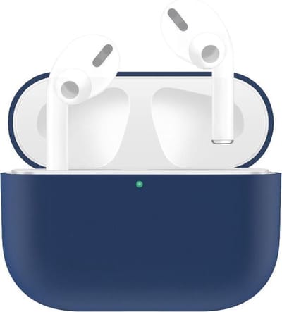 AirPods hoesjes van By Qubix - AirPods Pro / AirPods Pro 2 Solid series - Siliconen hoesje - Blauw Airpods Pro Case Hoesje voor Airpods pro Hoes