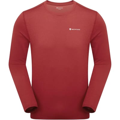 Montane Dart T-shirt Met Lange Mouwen Rood L Man