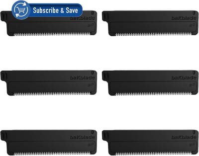 Scheerapparaat voor Rug- en Lichaamshaar - Navulpatronen voor Dryglide Technologie (6 Scheermesjes Inclusief)