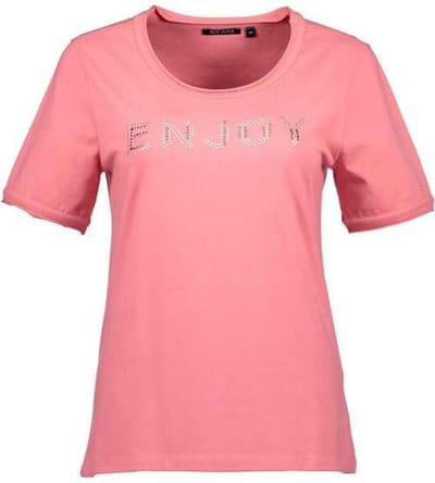 Blue Seven dames shirt roze 'enjoy' - maat 42