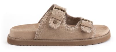 Warmbat Bendigo Suede Dames Sandalen - Stone