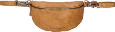 Hide & Stitches Paint Rock Heuptas - 100% Leder - Fanny Pack - Leren Dames Tas - Okergeel