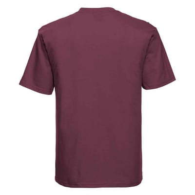 Russell Heren Ringspun Cotton Classic T-shirt (Bourgondië)