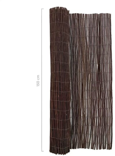 Masters of Bamboo® Wilgenmat Natura - 300 x 150 cm - Natuurlijke schutting op rol