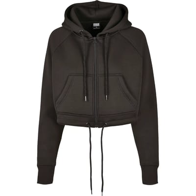 Urban Classics Vest met capuchon -L- Oversized Short Zwart