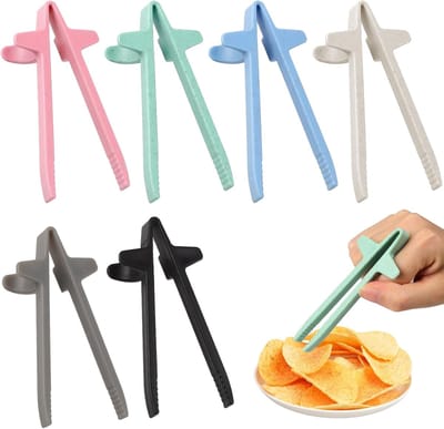 Vingerstokjes om van te snacken tijdens het gamen - Chipstokjes Snack Clips - Snacking Innovation - Snack Grabber Vingergereedschap - 6 stuks