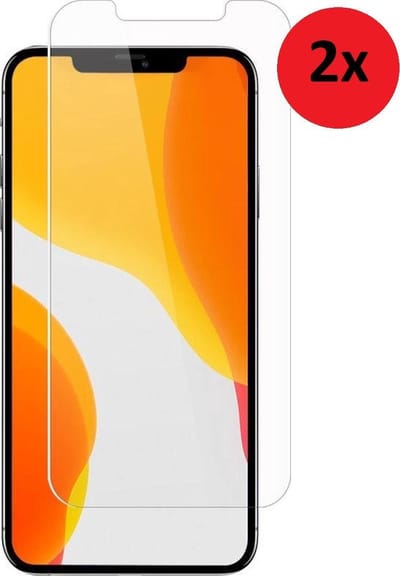 Screenprotector Geschikt voor iPhone 13 - iPhone 13 Screen Protector Bescherm Glas 2x
