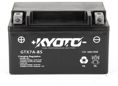Batterie SLA Kyoto pour Scooter Peugeot 50 DJANGO 4T 2014 à 2017 YTX7A-BS / 12V 6Ah Neuf