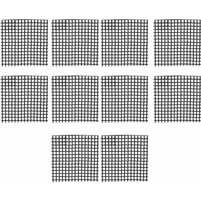 10 STUKS Tuinieren Bloempot Gat Mesh Mat Pad Plant Potten Bonsai Bodem Rastermat (5*5cm)