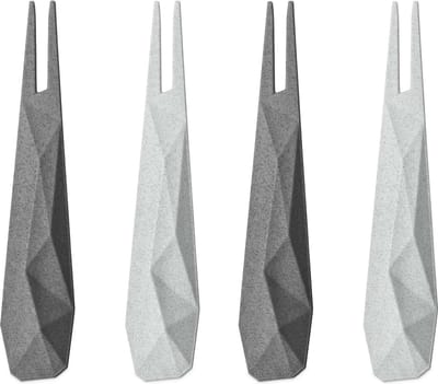 Koziol Cocktailprikkers Club 2,4 X 11,9 Cm Grijs 4-delig