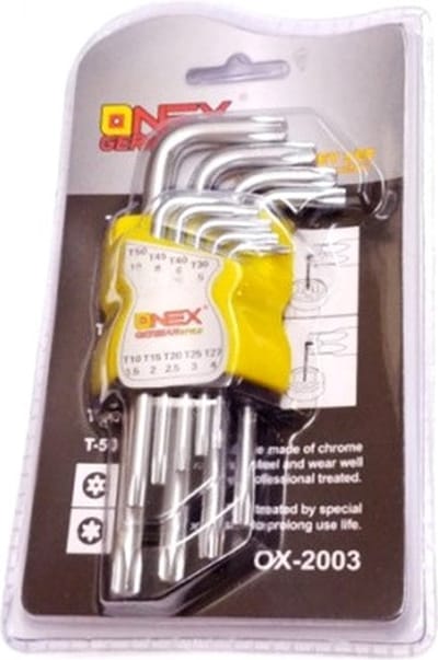 ONEX Inbus TORX sleutelset professioneel 9-delig