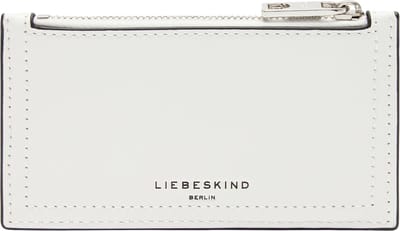 LIEBESKIND BERLIN Kaarthouder Chudy Paper Touch Crinkle Purse Arctic Crème