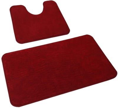 Dailygoods- Badmat Set Ultra-absorberend - Antislip Badmat - Badkamermat 50 x 80 cm - Toiletmat 50 x 40 cm - Machinewasbaar - Duurzaam Microvezel