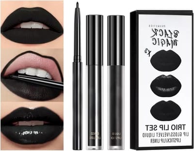 Matte Liquid Lipstick Set met Lip Liner en Lip Gloss - Waterproof, Langdurig en Vochtinbrengend - 3-delige Set voor Perfecte Lippenmake-up