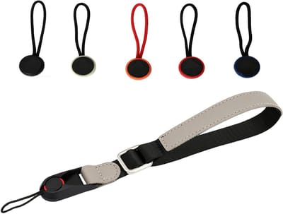 Verstelbare Camera Strap met 5 Vervangbare Quick Release Bevestigingen voor Verschillende Polsen, Essentiële Accessoires voor DSLR Camera's