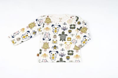 Frogs and Dogs - Shirt Friends Off - Wit - Maat 68 - Jongens, Meisjes