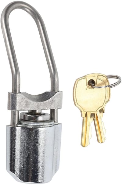 Dailygoods- Biertapslot Antidiefstal - Roestvrij Stalen Sleutels - Lekvrij Tapkraanslot - Geschikt voor Thuisbrouwvat - 11 x 4 cm - Betrouwbare Beveiliging