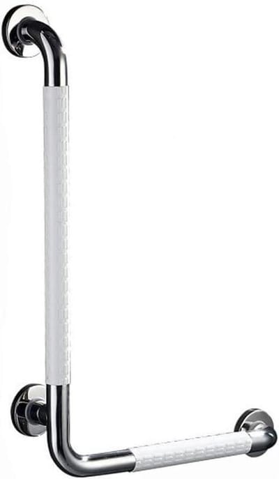 Douchehandvat - Grijpstang Badkamer - Veiligheid Thuis - Roestvrij Staal - 70 x 50 cm - Wit