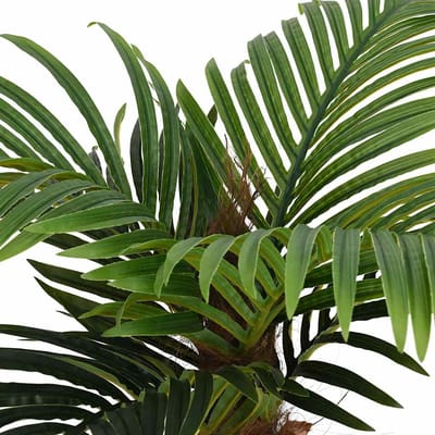 vidaXL - Kunstpalmboom - 12 - bladeren - 150 - cm - groen