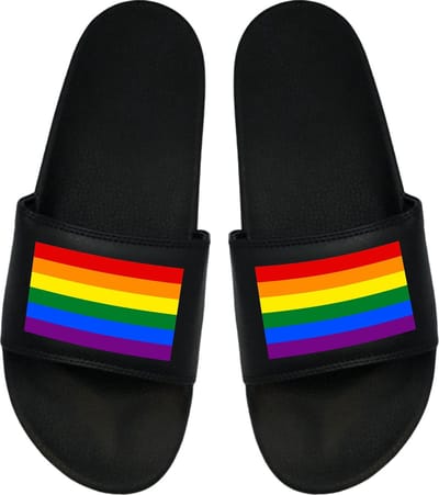 Cadeau Sint - Cadeau Kerst -Cadeau Gay Pride - Cadeau Badslippers - Badslippers Gay Pride 46