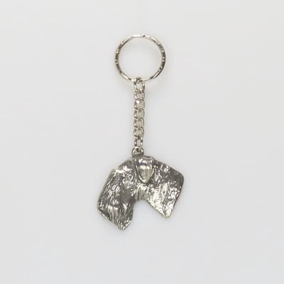 Sleutelhanger Airedale Terrier - Hondensleutelhanger - Cadeau Hondenliefhebber - Unieke serie - Compact, stijlvol en gedetailleerd