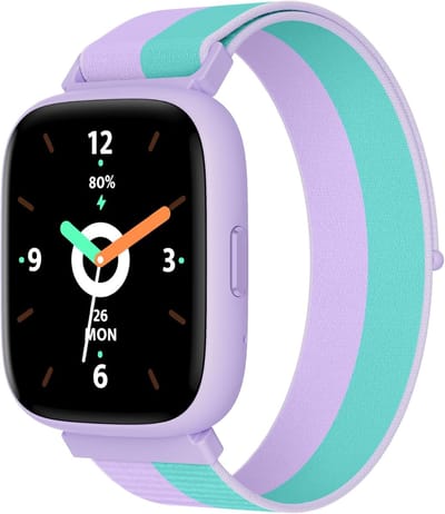 RUX® Stappenteller Kinderen - Stappenteller Armband - Stappenteller Dames - Lichtpaars - 22cm x 4cm x 1cm; 40 g