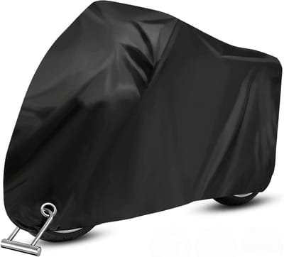 Winterbestendige en waterdichte motorhoes XXL - 210T ademend afdekzeil voor motorfietsen